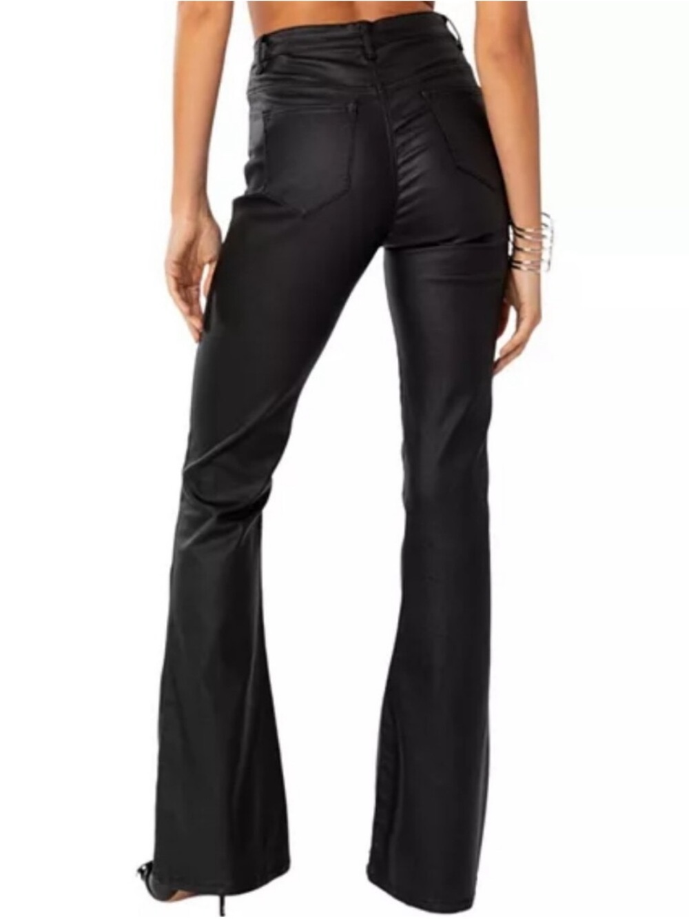 Edikted High Rise Bootcut Pants - Picture 2 of 3